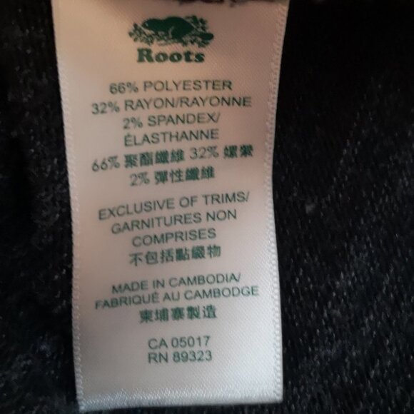 Roots Canada Men's Black & Grey Turtleneck - Picture 4 of 6